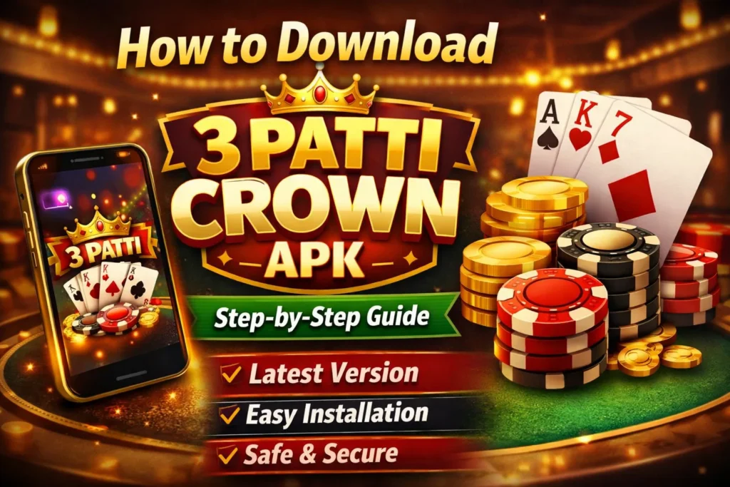 how to download 3patti crown