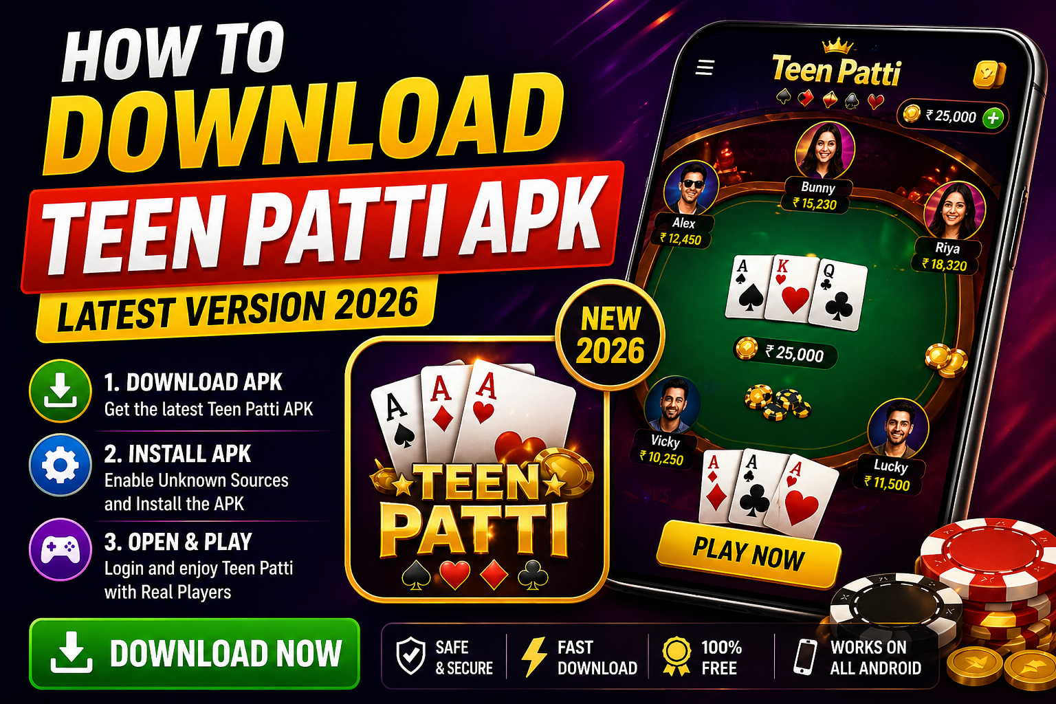 How to download Teen Patti APK