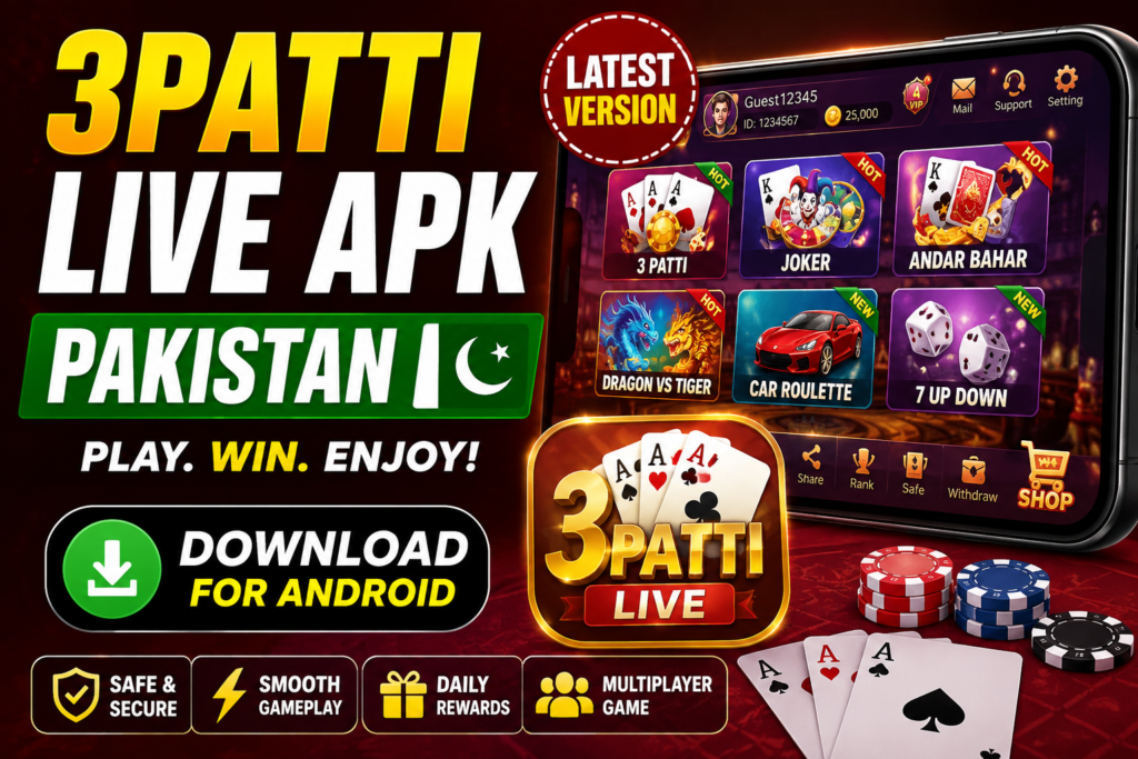 3 patti live APK pakistan